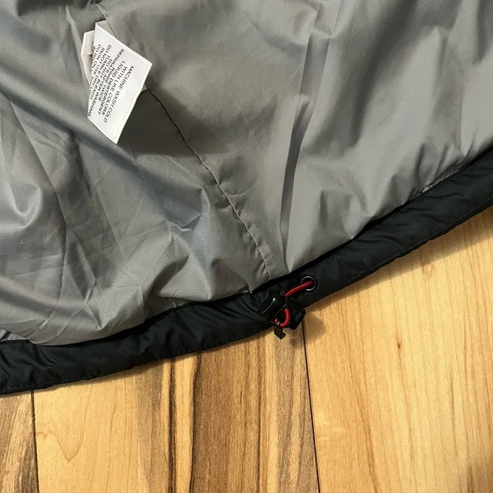 Stoic Mens XL Venture Insulated Jacket  Black and Gray Poly Filled Lightweight